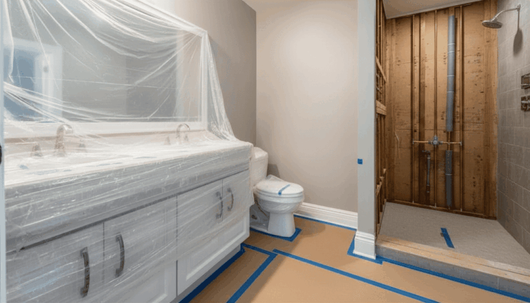 Small bathroom shower remodel