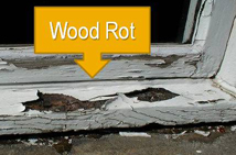 Wood Rot from Water Leaks