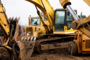 construction site equipment costs