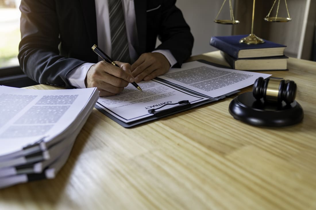Construction defect statutes paperwork lawyers office