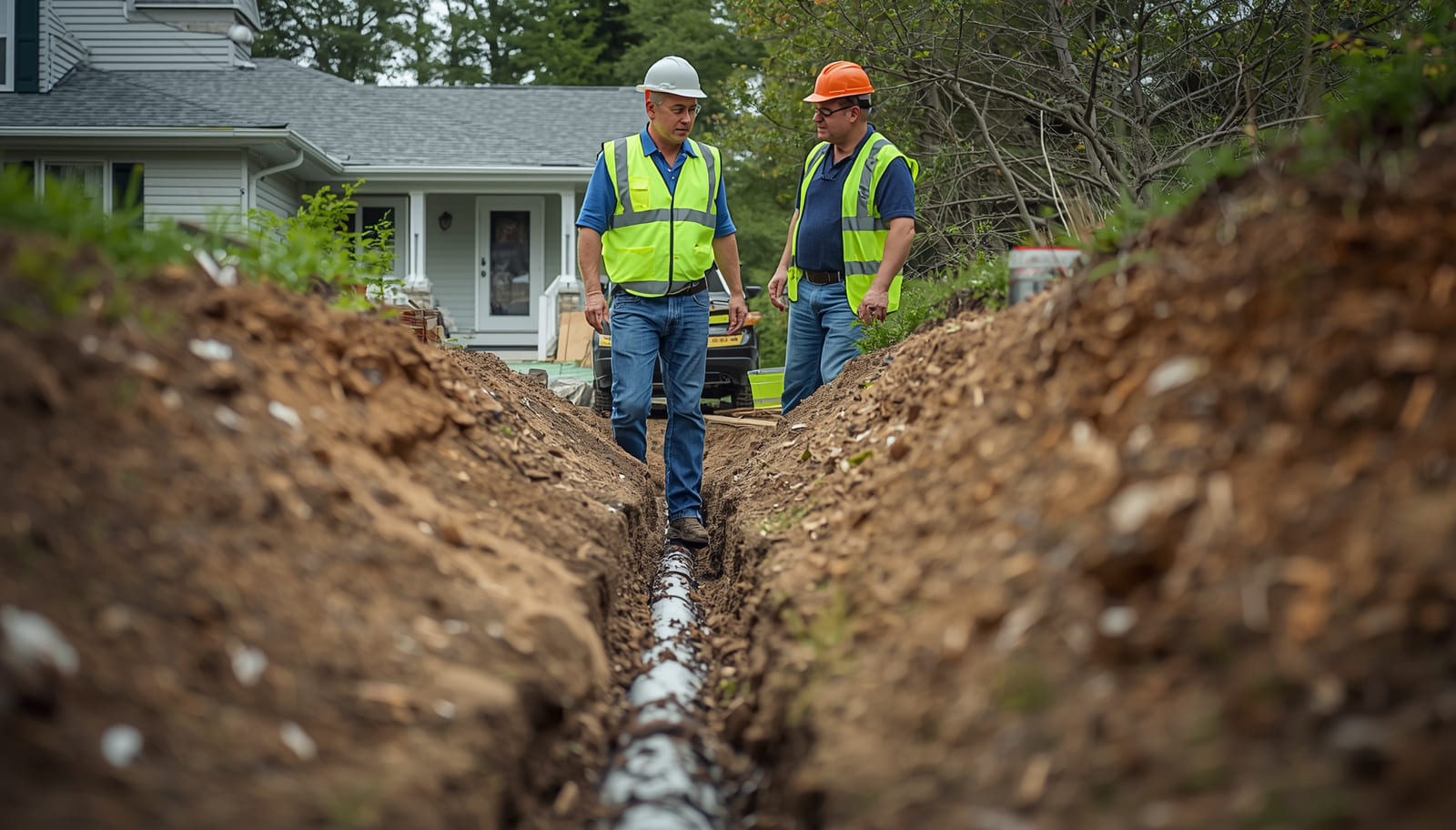 Differing Construction Site Conditions Open Utility Trench