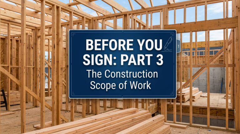 Construction Scope of Work Series Part 3
