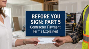 Contractor Payment Terms Explained Series Part 5