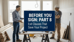 Contract Termination Clause & 2 More Exit Strategies Project Series Part 8